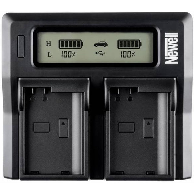 Newell DC-LCD TWO-Channel Charger For DMW-BLF19E Batteries