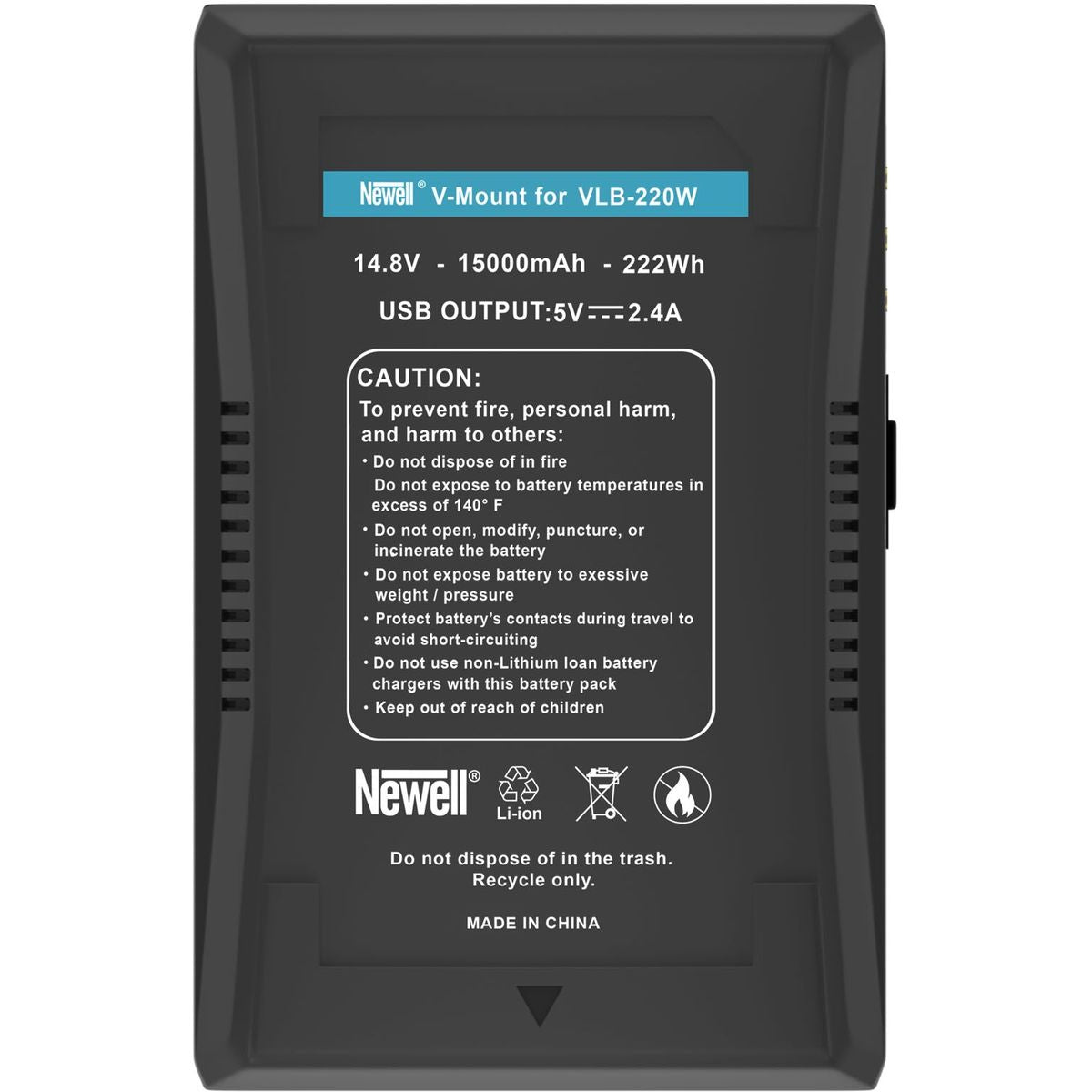 Newell VLB-220W Tes V-Mount Battery - image 3 of 3