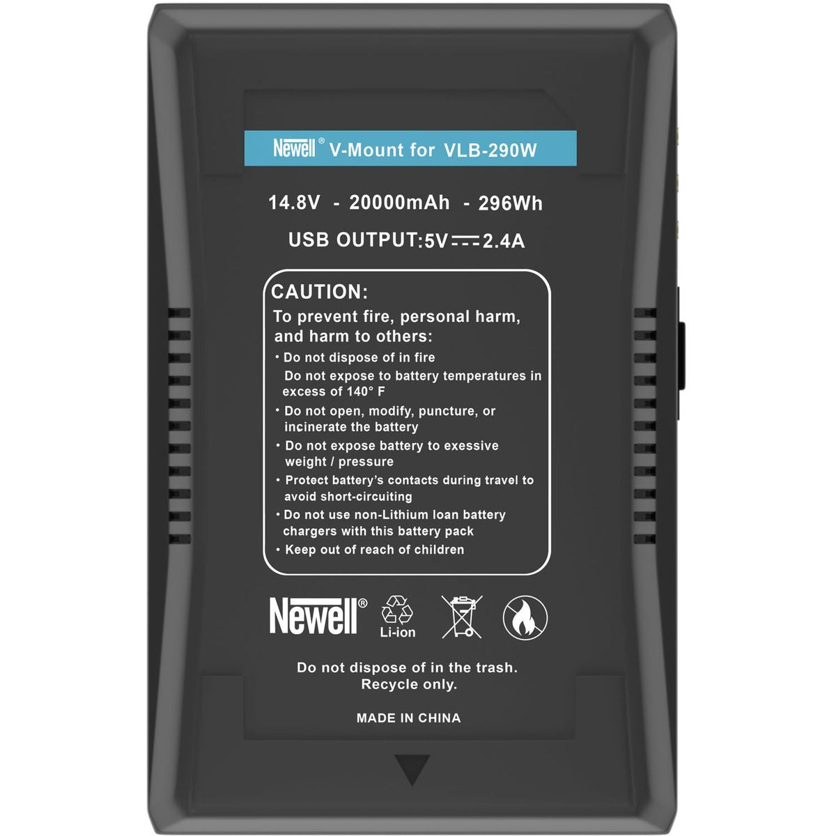 Newell VLB-290W Tes V-Mount Battery - image 2 of 3