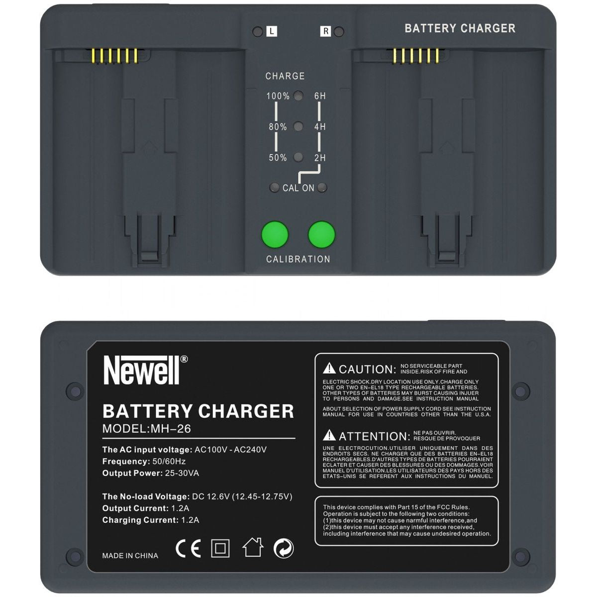 Newell BC-18B Dual Channel Battery Charger For EN-EL18 - image 3 of 5