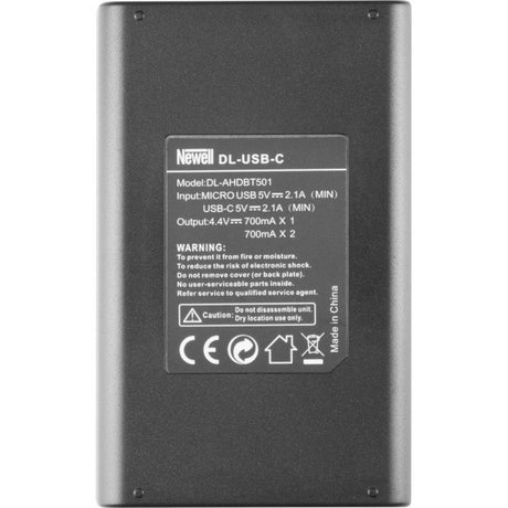 Newell DUAL-Channel Charger Set And 2 SPJB1B Bat Newell dl-USB-C For HERO8 - image 5 of 5