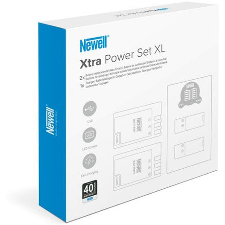 Newell DUAL-Channel Charger Set And 2 LP-E17 Rechargeable Bat Newell dl-USB-C