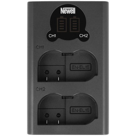 Newell DUAL-Channel Charger Set And 2 EN-EL15B Bat Newell dl-USB-C For Nikon - image 3 of 5