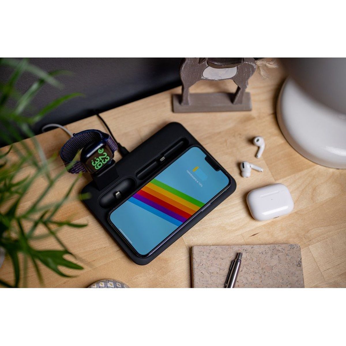 Newell Induone N-YM-UD17 Inductive Charger For Up To 4 Mobile Devices - Black - image 3 of 5