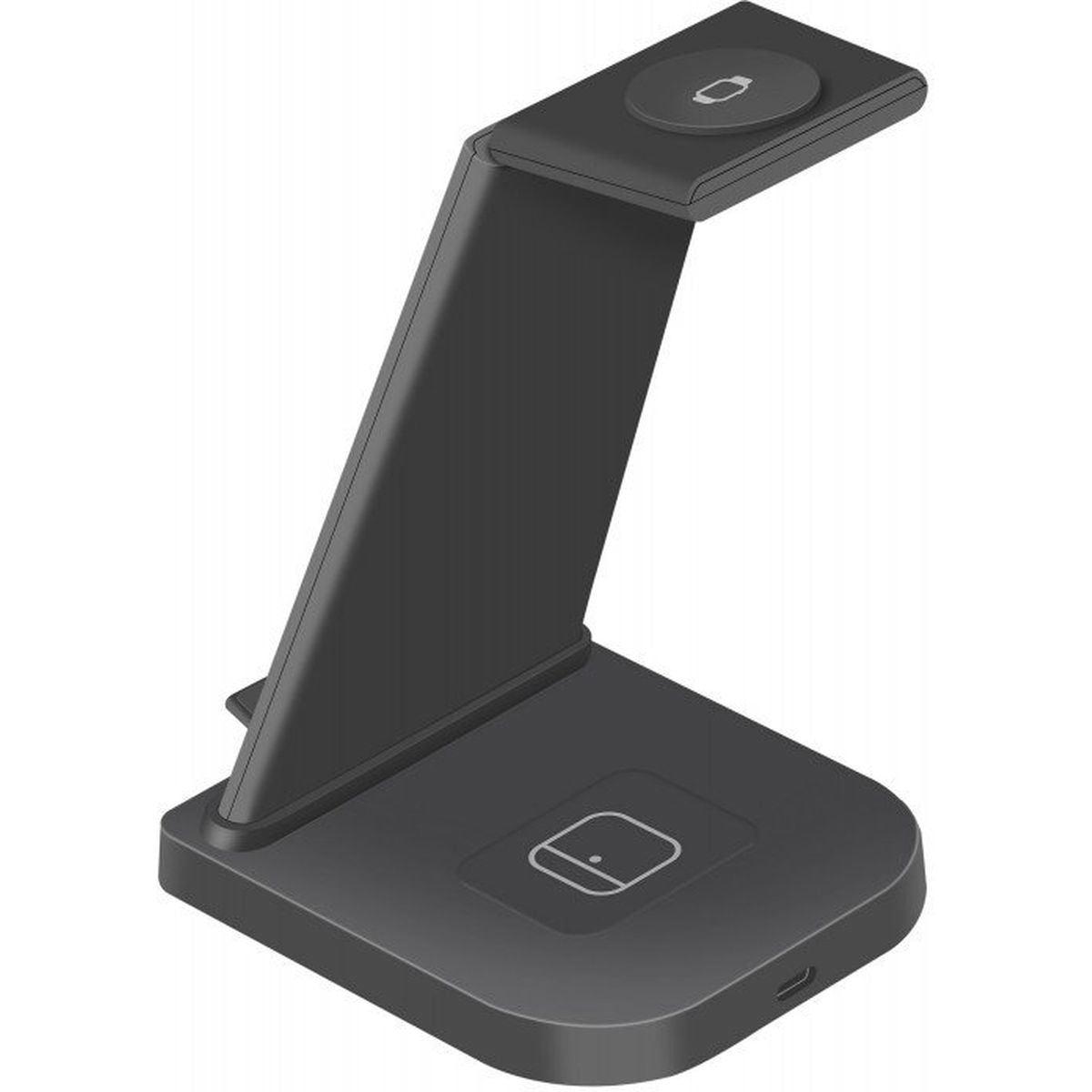 Newell Induone N-YM-UD21 Inductive Charger For 3 Mobile Devices - Black - image 3 of 5