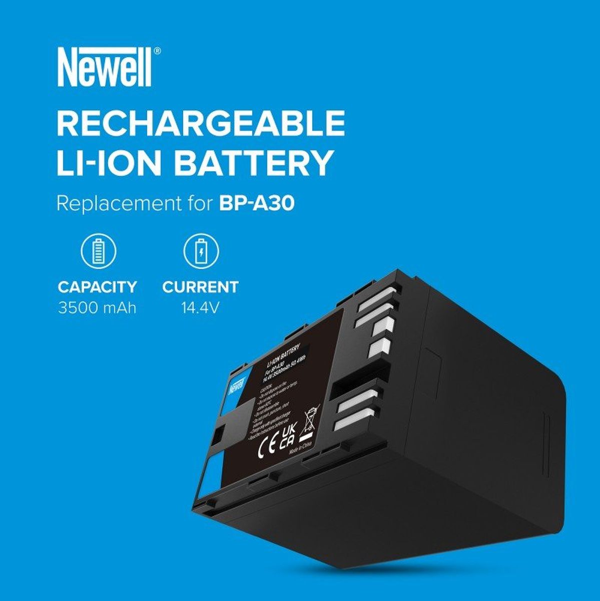 Newell Replacement Battery BP-A30 For Canon - image 5 of 5