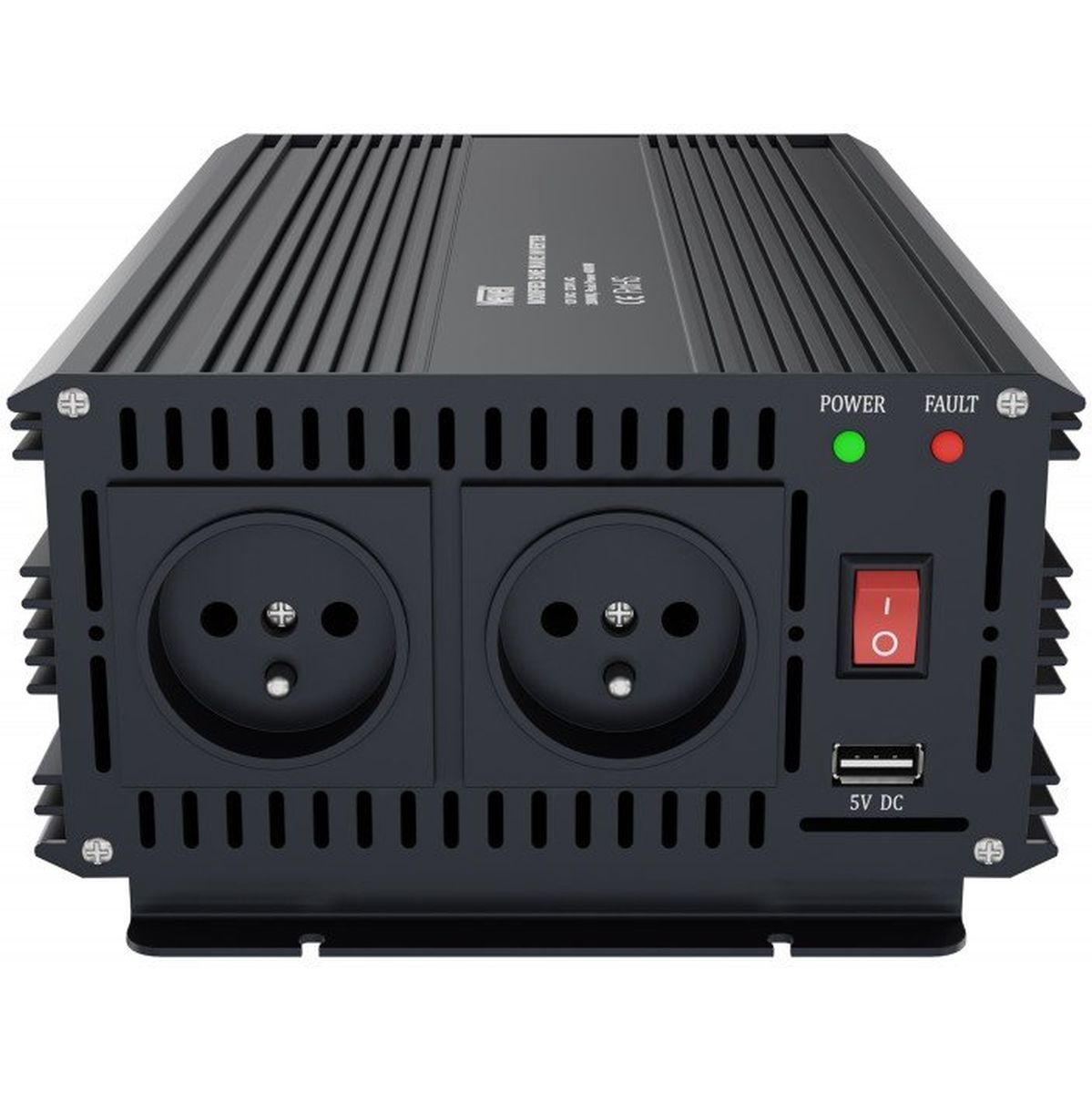 Newell Voltage Converter w/ Modified Sine Wave - 12 V / 230 V 2000 Watt - image 2 of 4