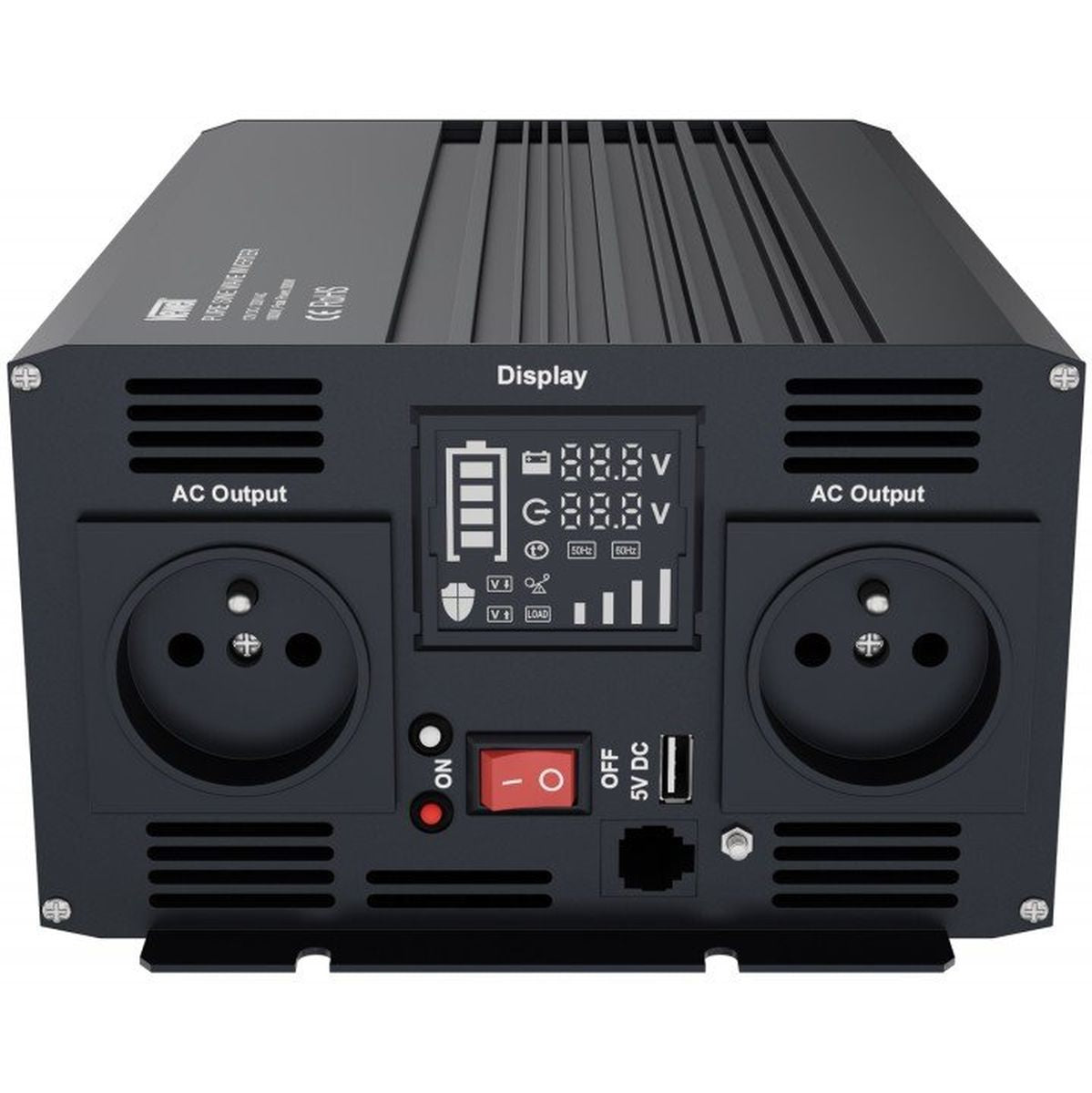 Newell Voltage Converter w/ Pure Sine Wave - 12 V / 230 V 1000 W. - image 3 of 5