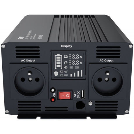 Newell Voltage Converter w/ Pure Sine Wave - 12 V / 230 V 1000 W. - image 3 of 5