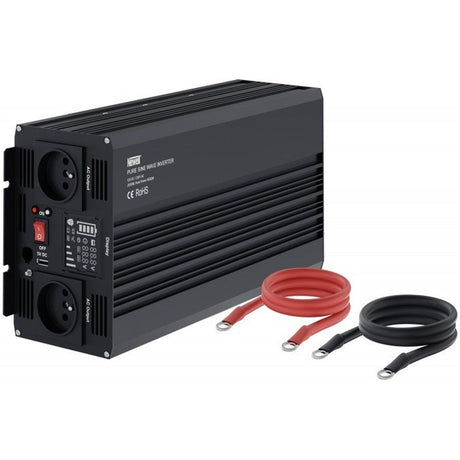 Newell Voltage Converter w/ Pure Sine Wave - 12 V / 230 V 2000 W. - image 2 of 5