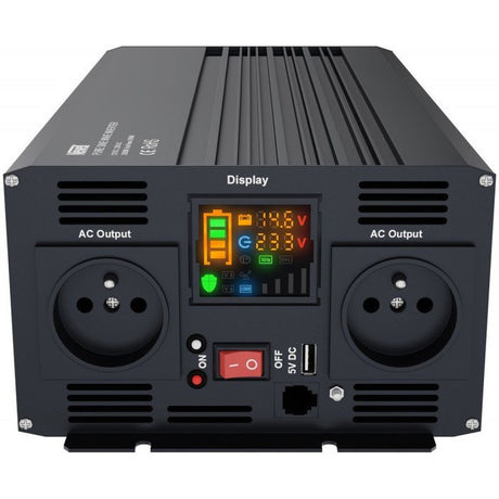 Newell Voltage Converter w/ Pure Sine Wave - 12 V / 230 V 2000 W. - image 4 of 5