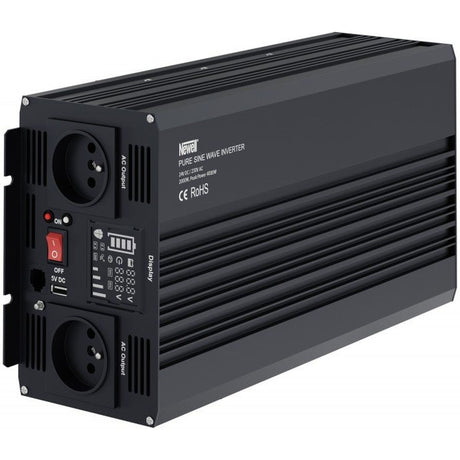 Newell Voltage Converter w/ Pure Sine Wave - 24 V / 230 V 2000 W. - image 4 of 5