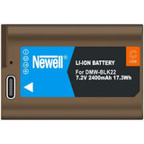 Newell Replacement DMW-BLK22 USB-C Battery For Panasonic - image 3 of 5