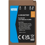 Newell BLS-50 USB-C Battery For Olympus - image 5 of 5