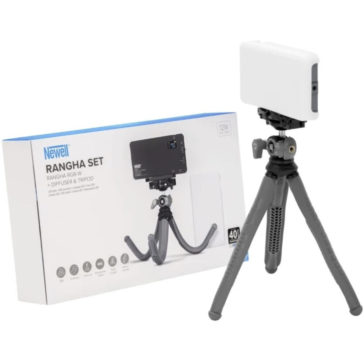 Newell Rangha Set - Rangha LED Lamp w/ Diffuser And Tripod - image 2 of 2