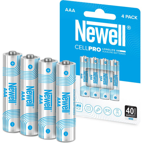 Newell Cellpro AAA Alkaline Battery 4 pcs Blister Pack