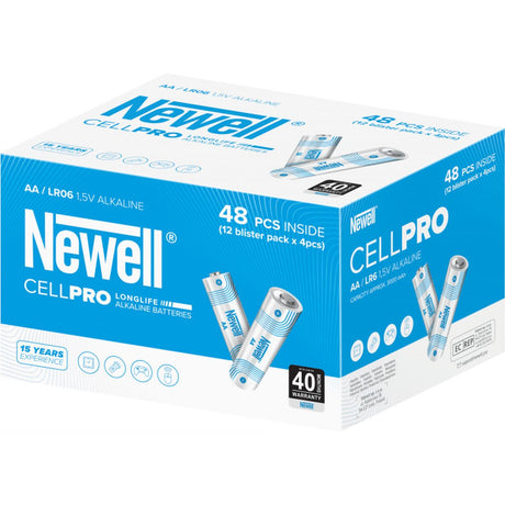 Newell Cellpro AA Alkaline Battery 12x4 pcs Blister Pack