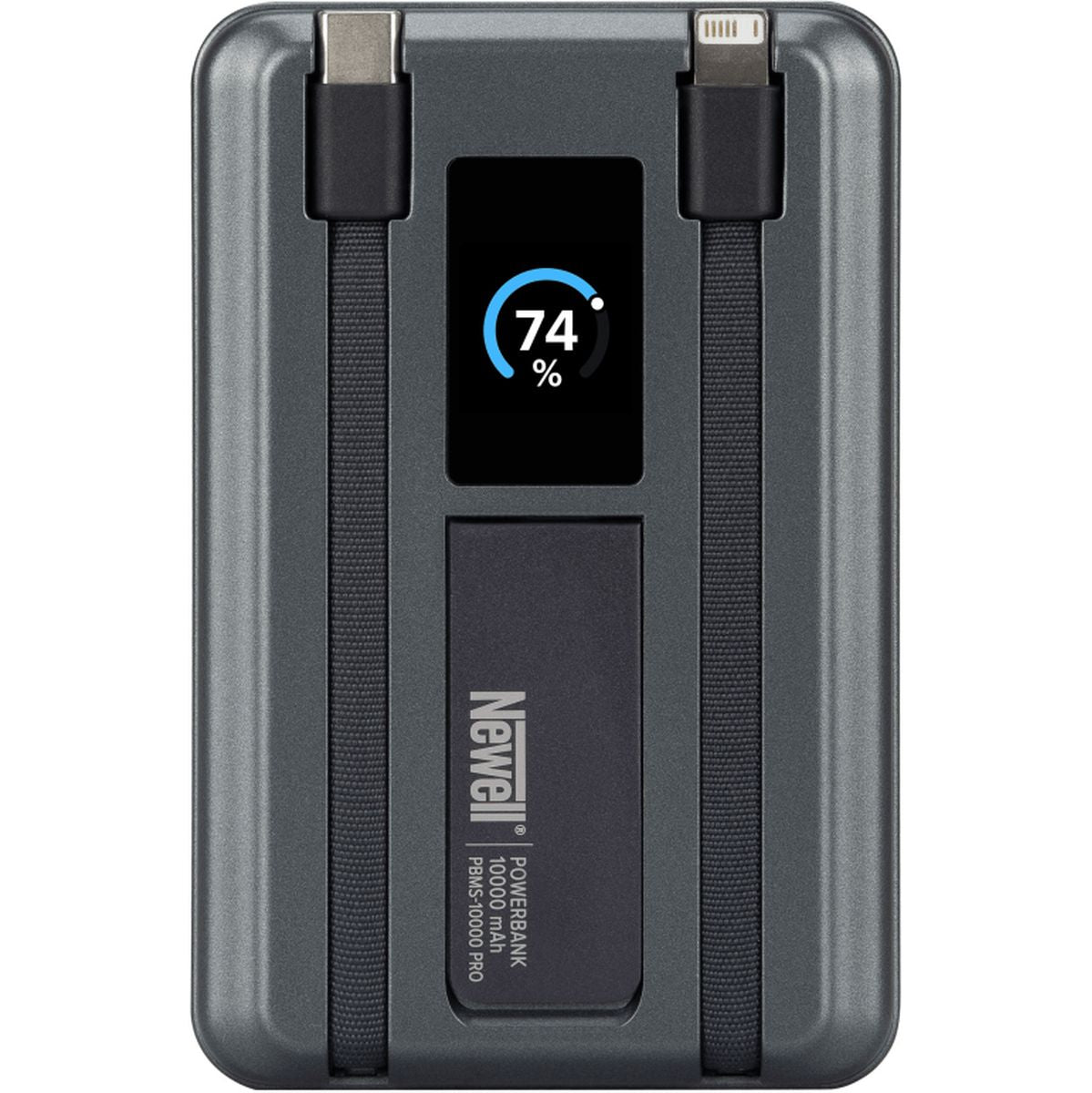 Newell MS-10000 Pro MagSafe Power Bank - 10000 mAh USB-C-Lightning - Grey - image 3 of 3