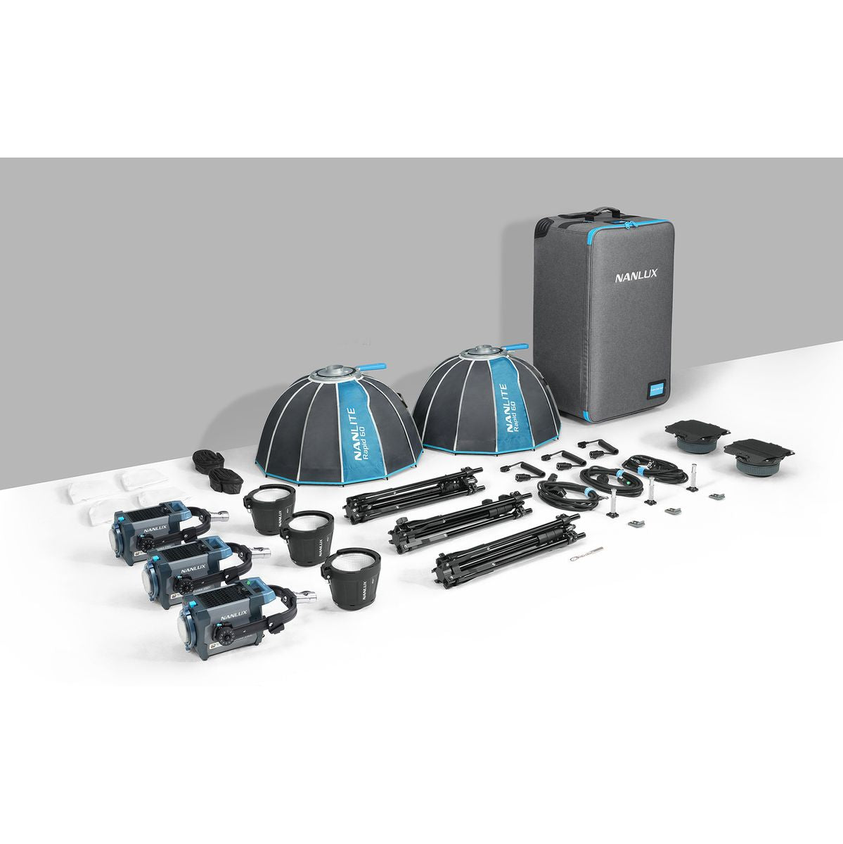 Nanlux Evoke 150C Full Colour Nebula 8 Spot Light - 3 Kit