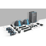 Nanlux Evoke 150C Full Colour Nebula 8 Spot Light - 3 Kit