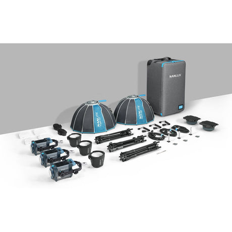 Nanlux Evoke 150C Full Colour Nebula 8 Spot Light - 3 Kit