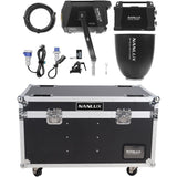 Nanlux Evoke 2400B Spot Light w/ Flight Case & 45 Degrees Reflector w/ Soft Bag