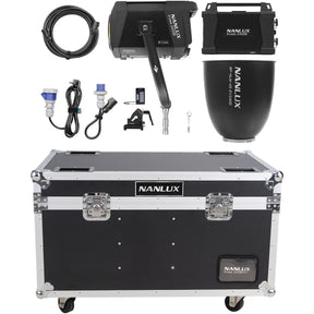 Nanlux Evoke 2400B Spot Light w/ Flight Case & 45 Degrees Reflector w/ Soft Bag