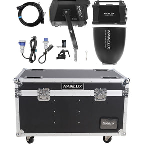 Nanlux Evoke 2400B Bi-Colour Spot Light w/ Reflector 45° In Flight Case