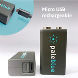 Pale Blue Li-ion Rechargeable 9V Battery USB-C 5000mAh - image 4 of 5