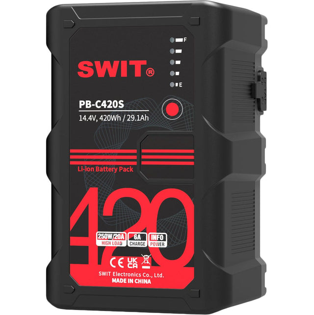 SWIT PB-C420S | 420WH High-Load Heavy-Duty Battery V-Mount