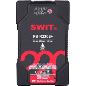 SWIT PB-R220S+ | 220WH Waterproof IP54 Robust Heavy-Duty Battery V-Mount