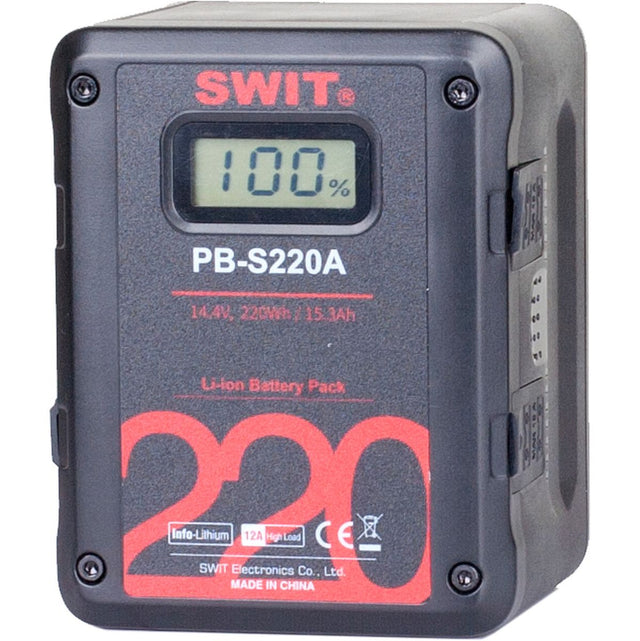 SWIT PB-S220A PB-S220A | 220WH Multi-Sockets Square Cine Battery Gold-Mount