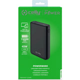 Celly PowerBank Pro 45W 15.000mAh Black