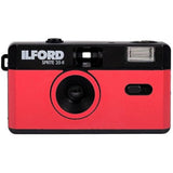 Phantom Ilford Camera Sprite 35-II Black And Red + 3 Kodak Kit