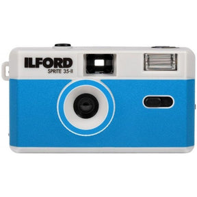 Phantom Ilford Camera Sprite 35-II Silver And Blue+3 Kodak Kit
