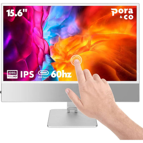 Pora&Co Portable Monitor w/ Touchscreen 39.6CM.