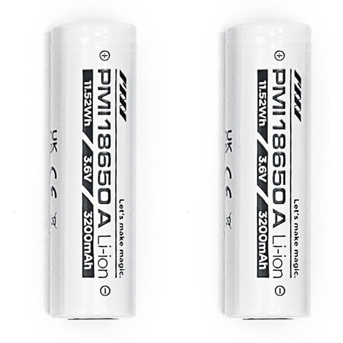 PMI Battery 18650 2pcs