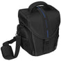 PEDEA Camera-XL Holster Bag Essex Pro Snap Black + Blue