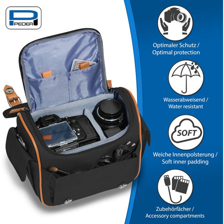 PEDEA Camera Bag XL Vintage Pro Black - image 3 of 5