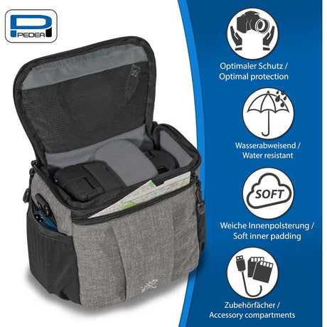 PEDEA Camera Bag Large Fashion Pro (Light) Grey - image 2 of 5