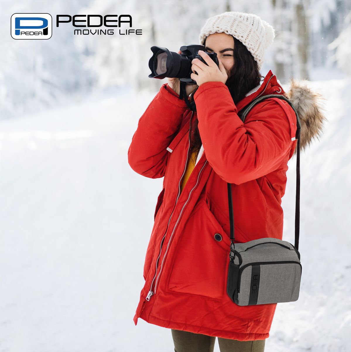 PEDEA Camera Bag Large Fashion Pro (Light) Grey - image 5 of 5
