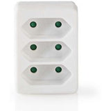 Nedis Stopcontact Splitter 3-WEG Schuko-Contactdoos WH