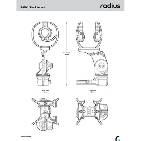Radius RAD-1 Shock-Mount - image 3 of 3