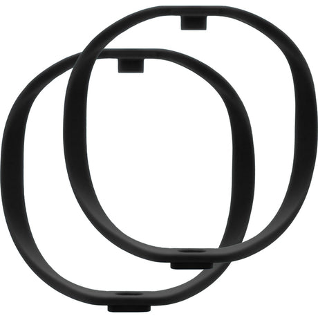 Radius Pair Of RAD-1 Hoops Standard Firmness 72-SHORE (Black - Hoops Only)