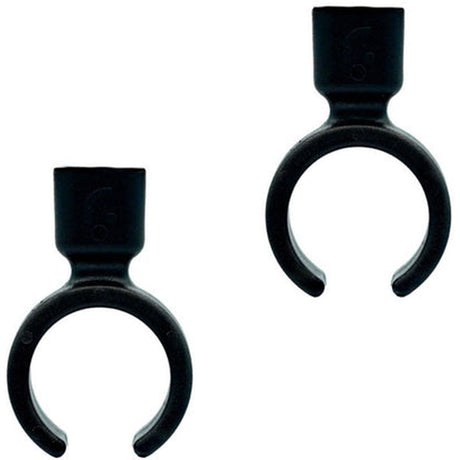 Radius Pair Of RAD 19/20mm Mic Clips Non Safety Strap (Clips Only - No Hoops)