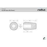 Radius Shotgun Mic Foam Windshield MKH 50 - image 3 of 3