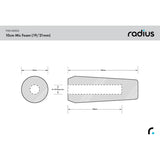 Radius Shotgun Mic Foam Windshield 10cm Std Hole - image 3 of 3