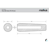 Radius Shotgun Mic Foam Windshield 15cm Std Hole - image 3 of 3