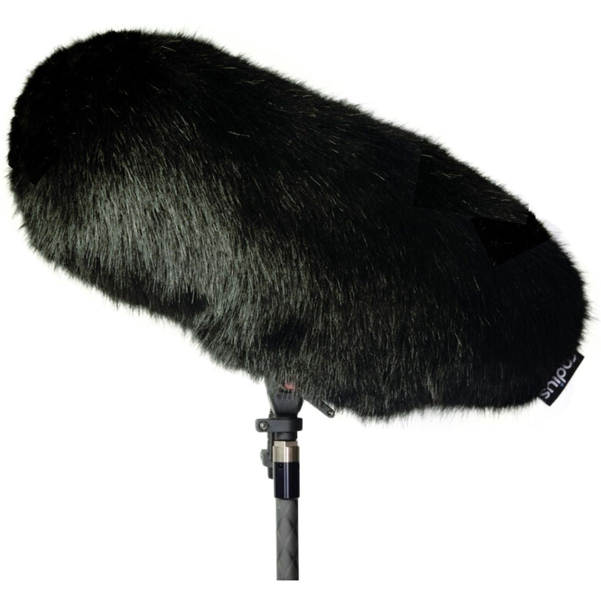 Radius Windcover For Rycote Cyclone Medium Black Fur - image 2 of 2