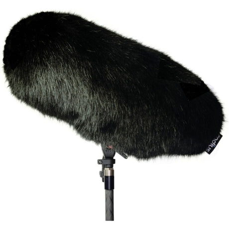 Radius Windcover For Rycote Cyclone Medium Black Fur - image 2 of 2
